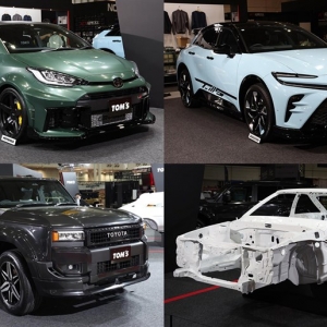 最新モデルから涎モノのコンプリートエンジンまで。TOM&#39;Sのチューニングメニューが今年も熱かった【TAS25】 ...